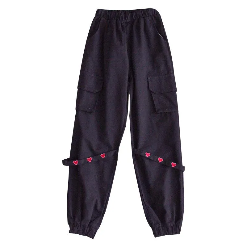 Harajuku Heart Loose Pants SD00548