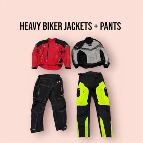 HEAVY BIKER JACKETS   PANTS