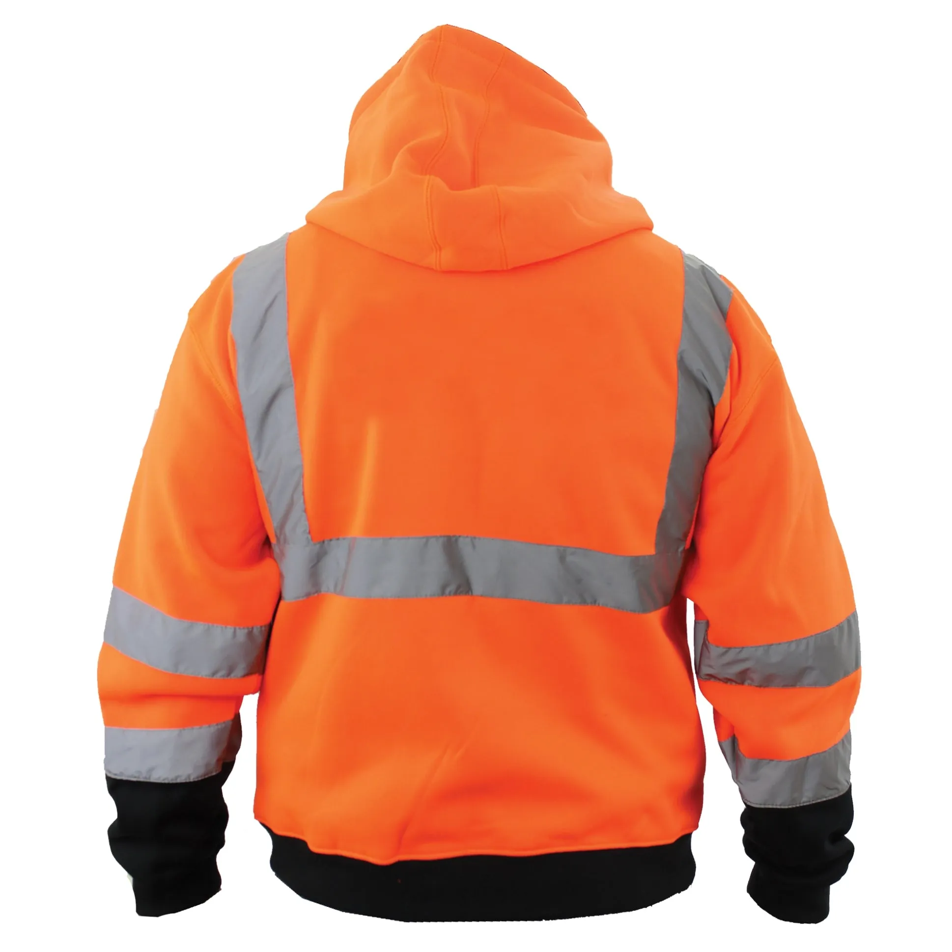 Hi-Visibility Safety Thermal Zippered Hoodie