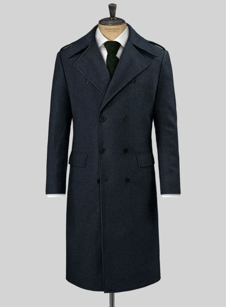 Highlander Blue Tweed GQ Overcoat