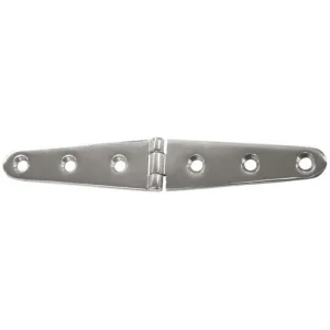 Hinge - Cast 316 Stainless Steel - Low Profile - Strap - 154mm