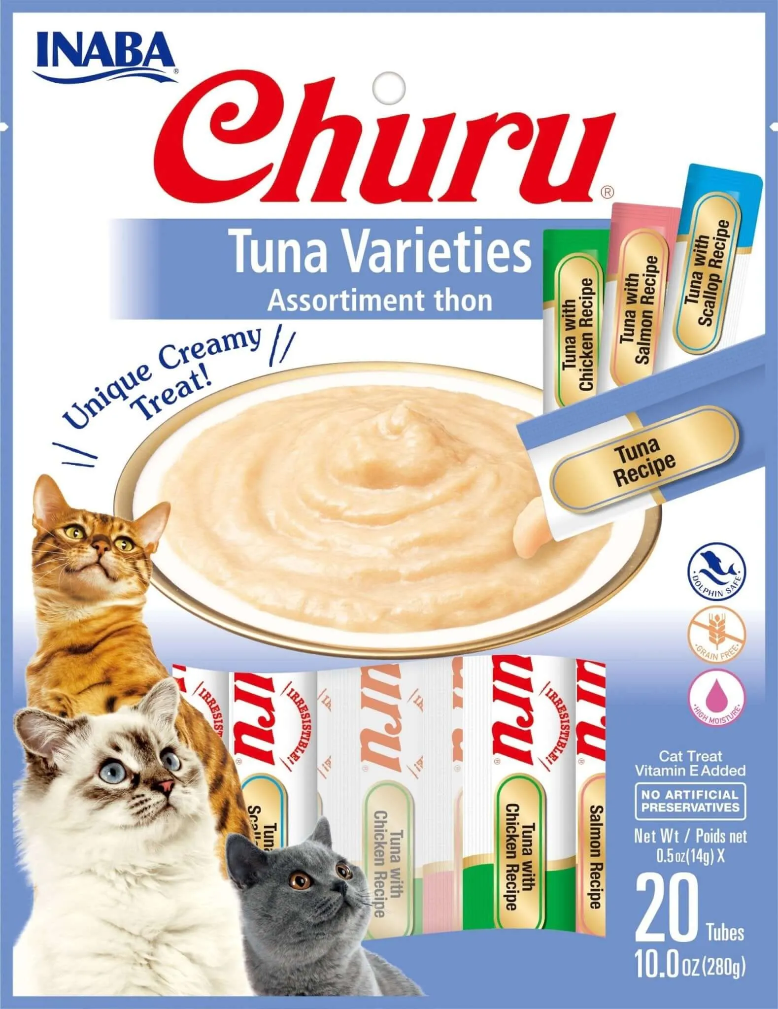 INABA Cat Churu Puree Tuna Varieties 20P