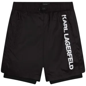 Karl Lagerfeld Black Shorts