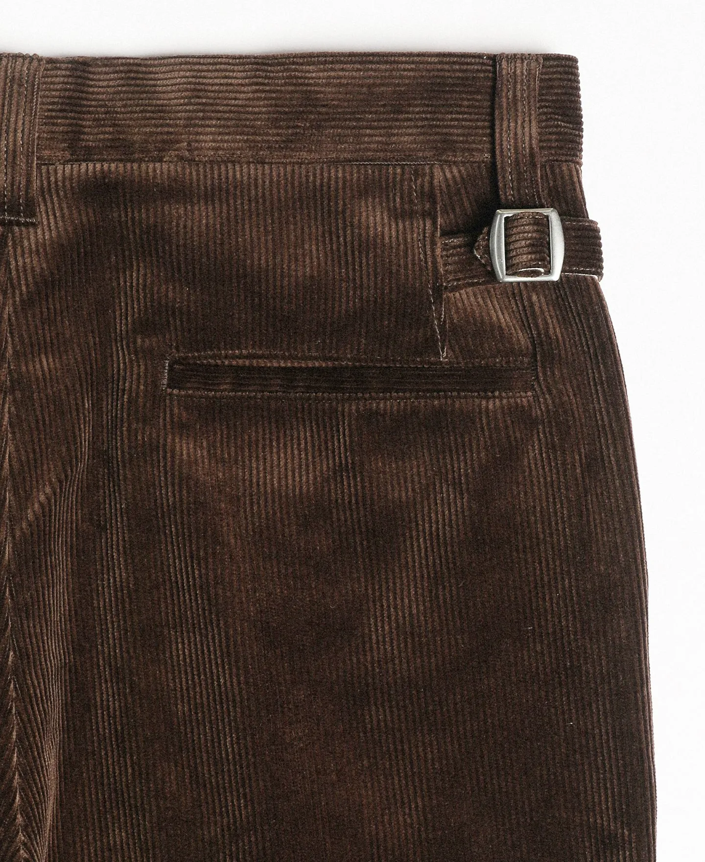 Lot 840 9.5 Wale 1940s Corduroy Work Pants - Dark Brown