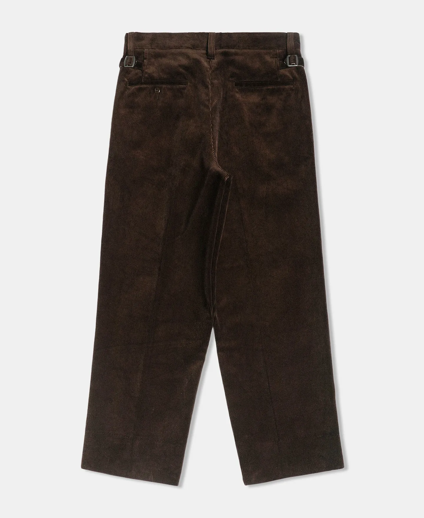 Lot 840 9.5 Wale 1940s Corduroy Work Pants - Dark Brown