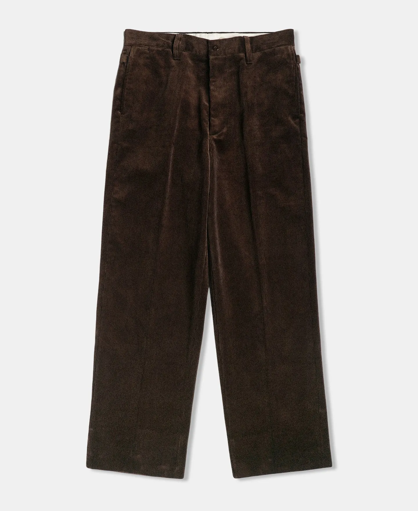 Lot 840 9.5 Wale 1940s Corduroy Work Pants - Dark Brown