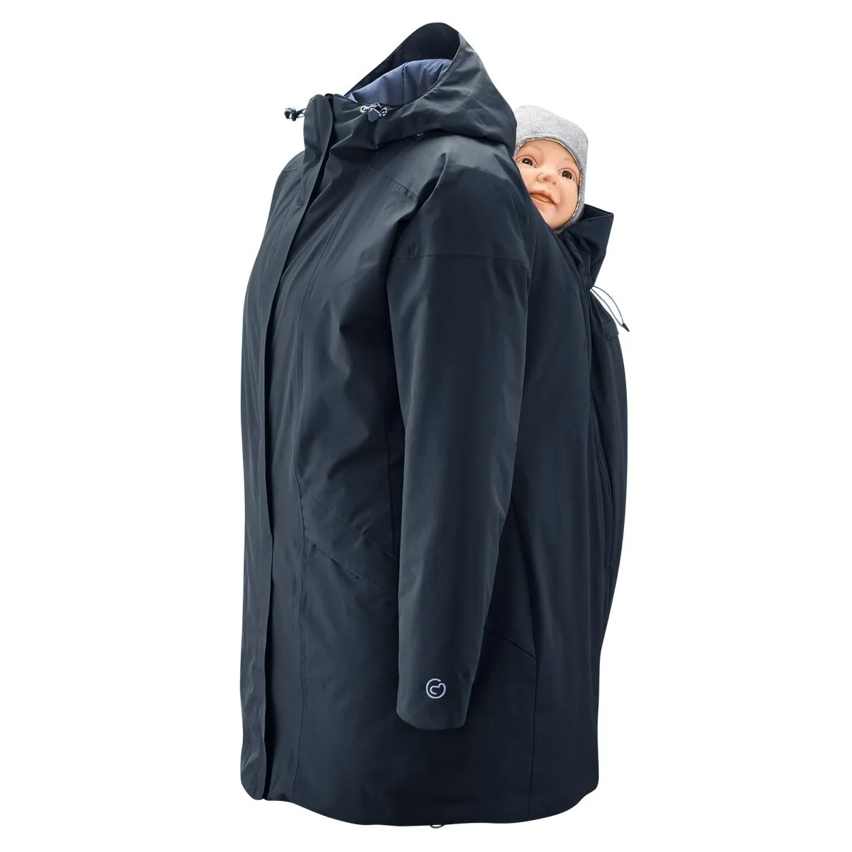 Mamalila WinterWander Babywearing Parka Navy blue