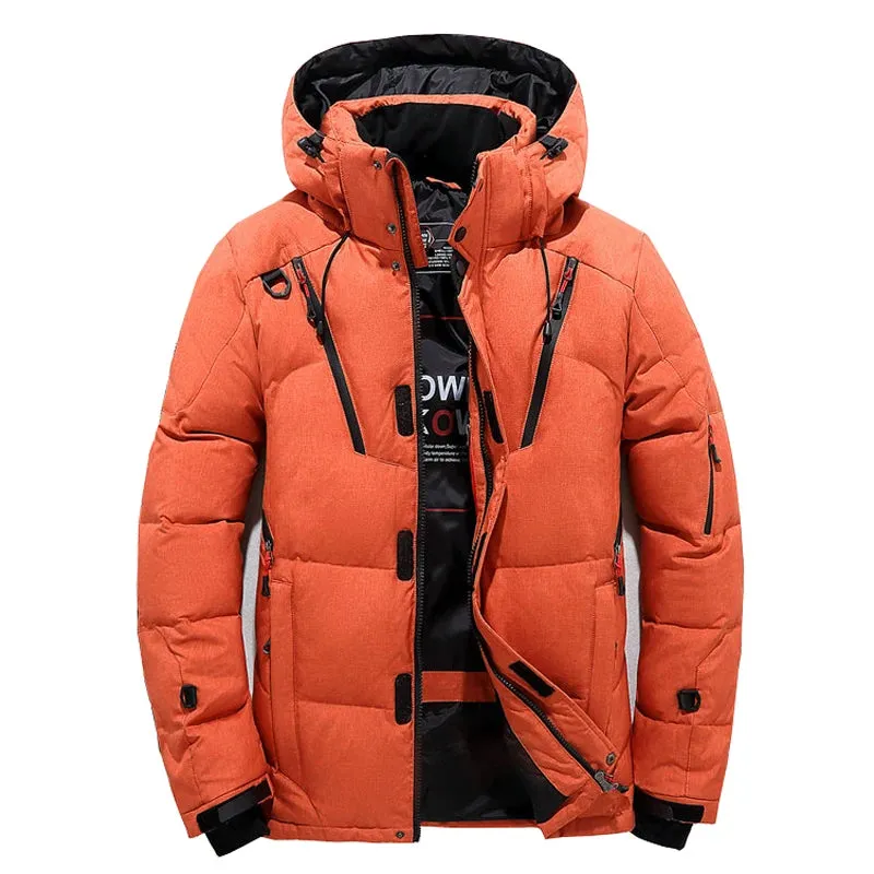 Men  Winter Coat HoodedMens Warm Parkas cho