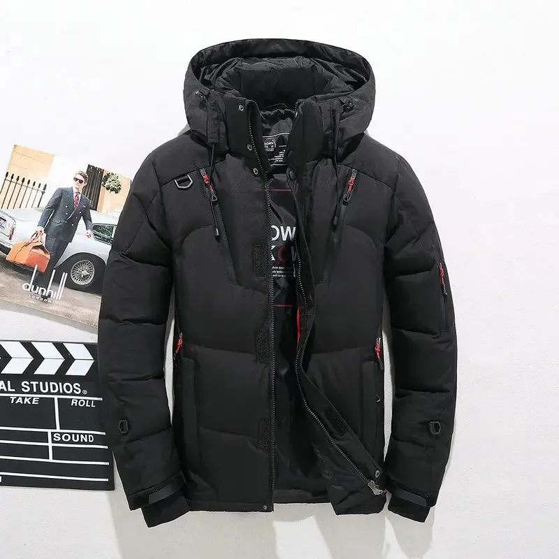 Men  Winter Coat HoodedMens Warm Parkas cho