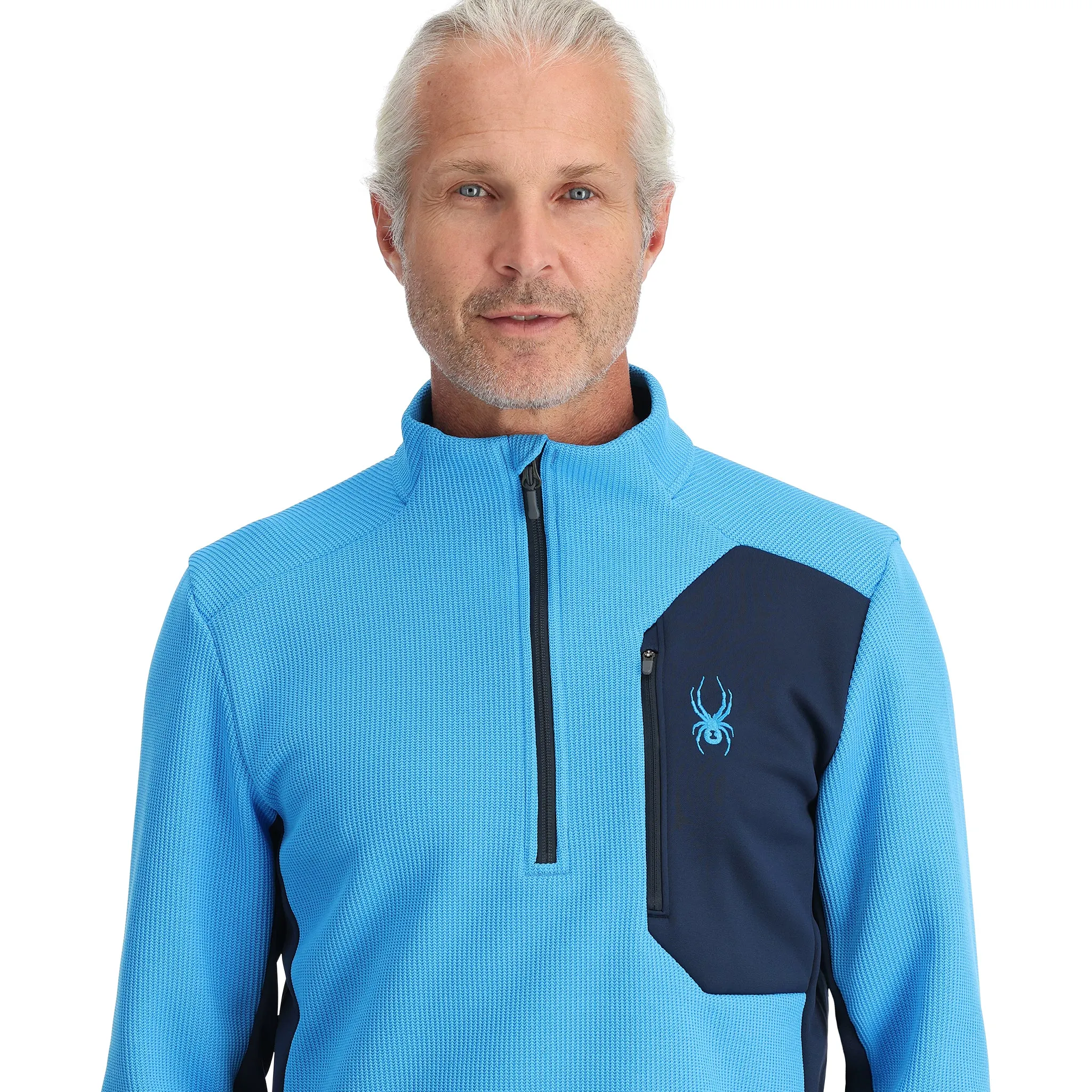 Mens Bandit Half Zip - Aether Blue