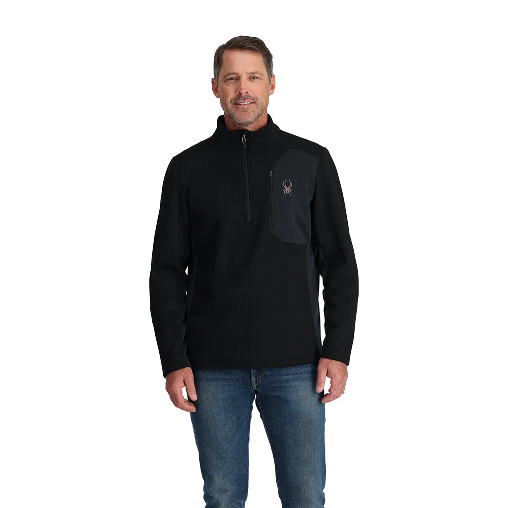 Mens Bandit Half Zip - Black