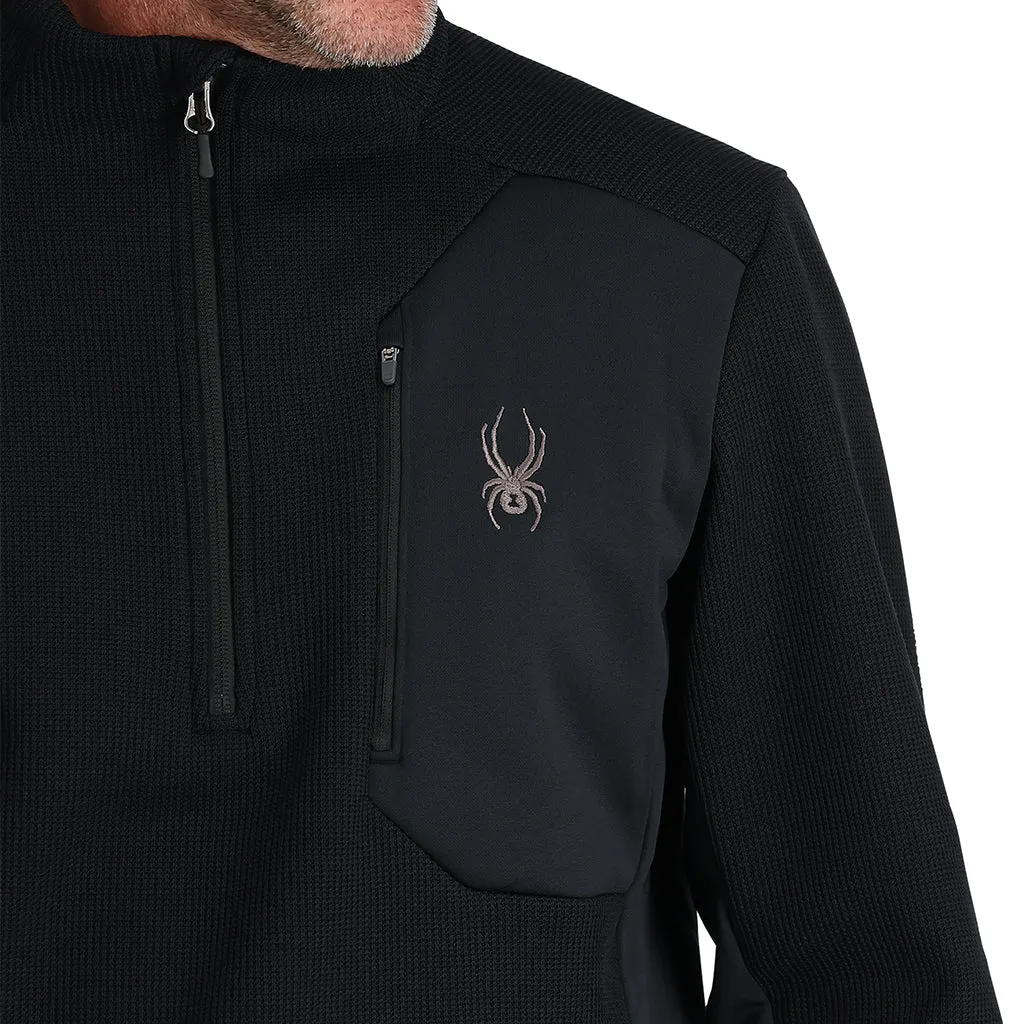 Mens Bandit Half Zip - Black