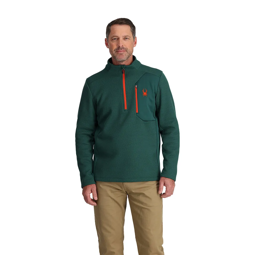 Mens Bandit Half Zip - Cypress Green