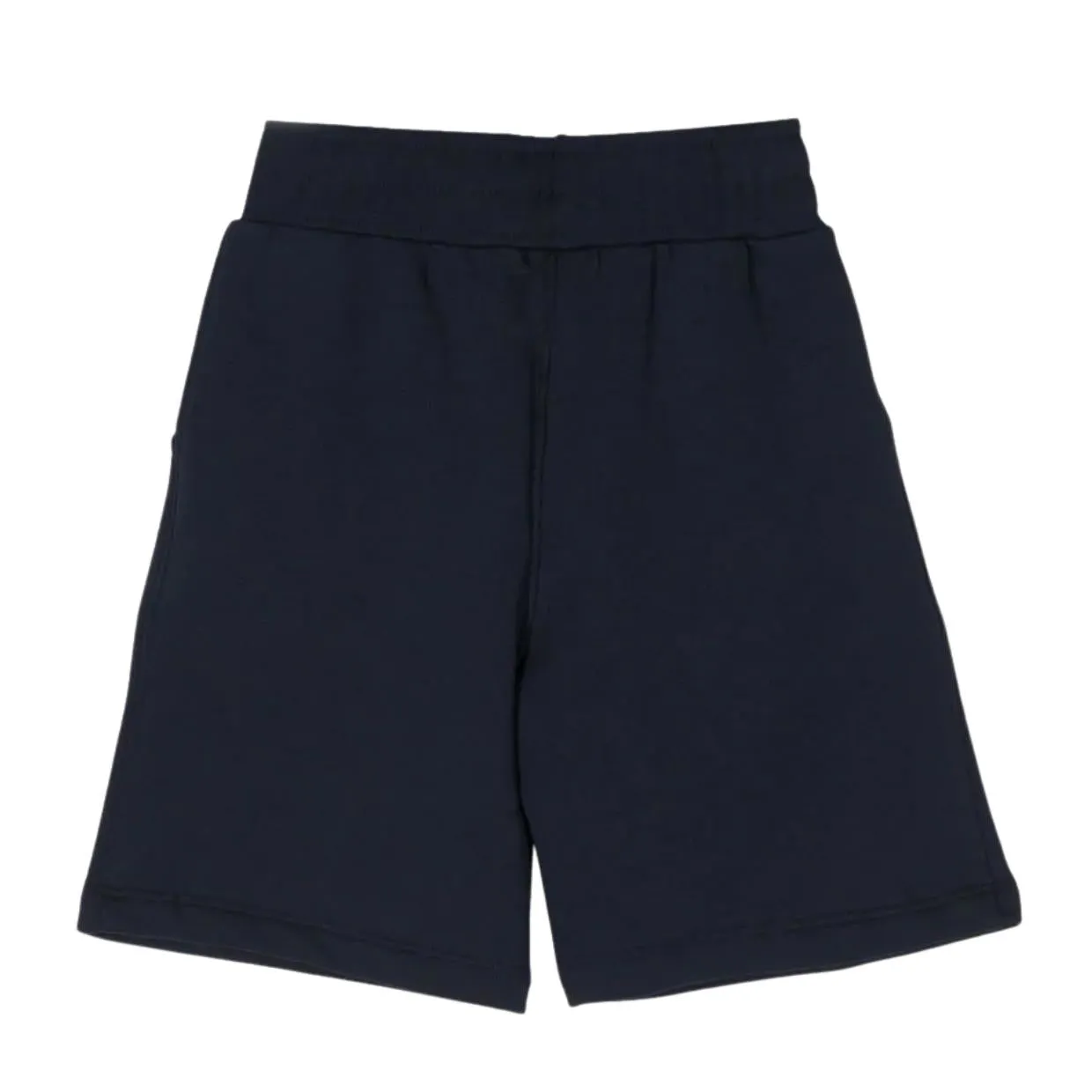 Neil Barrett Kids Printed Thunderbolt Logo Dark Blue Sweat Shorts