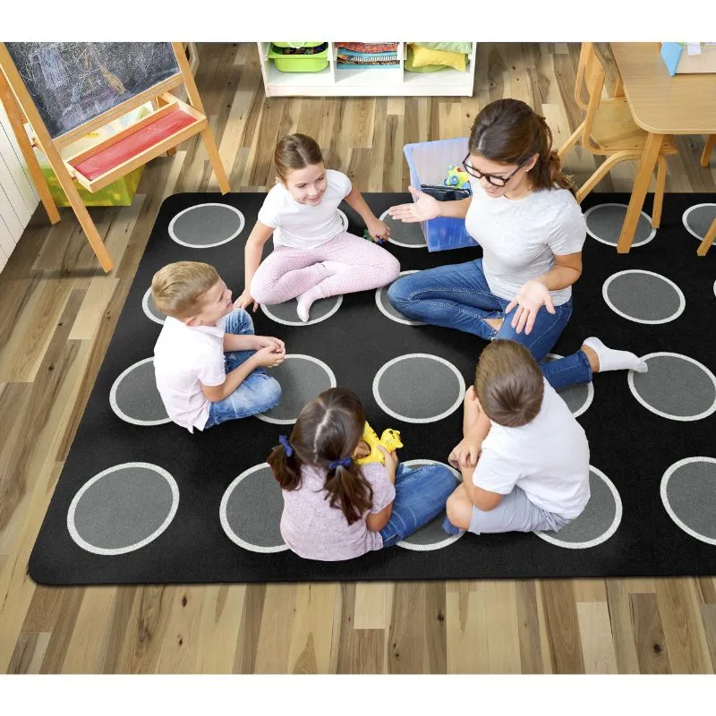 Night Clouds Classroom Seating Rug