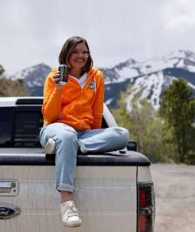 Orange Zip Up Hoodie