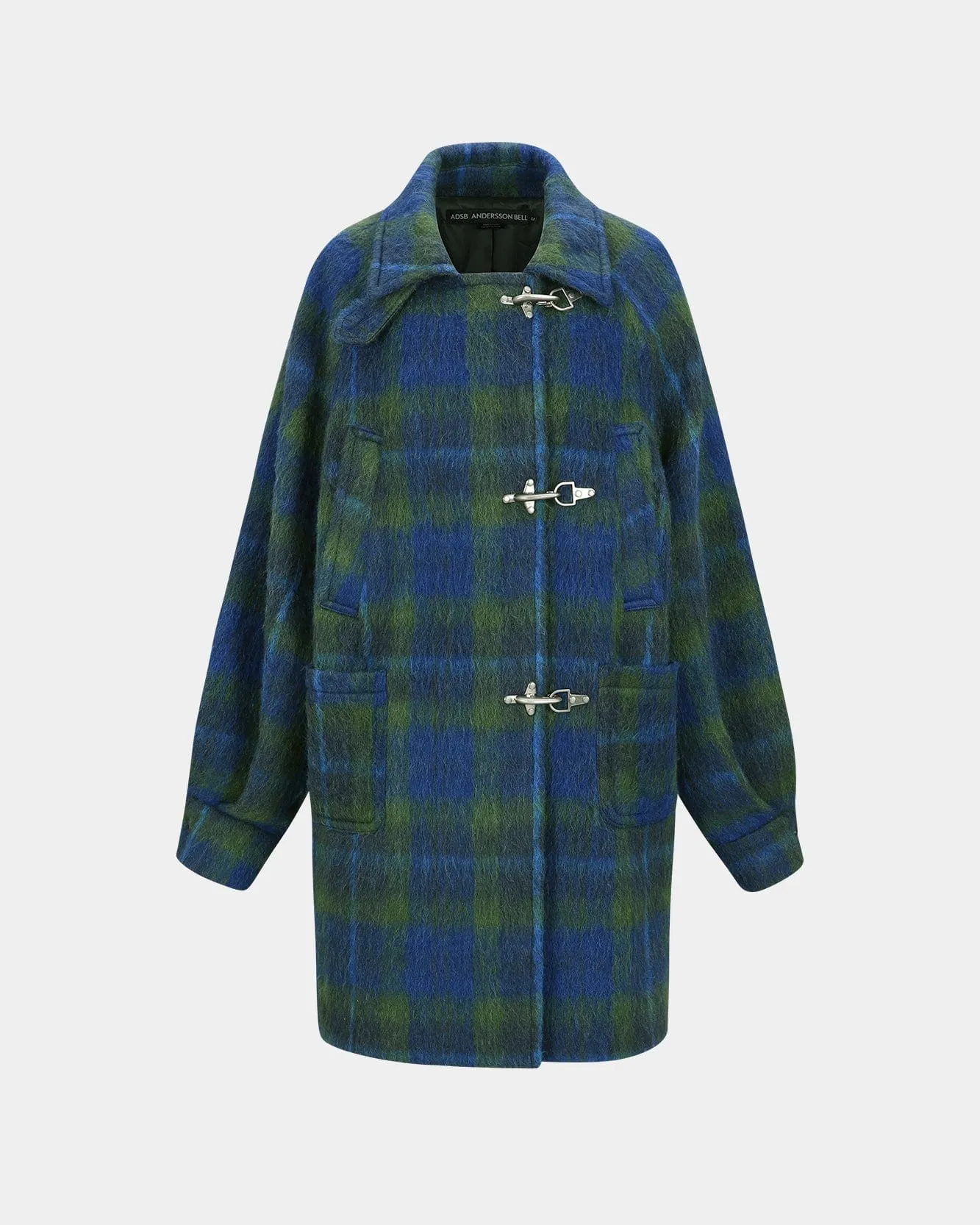 OVERSIZED PEA COAT awa660w(BLUE)