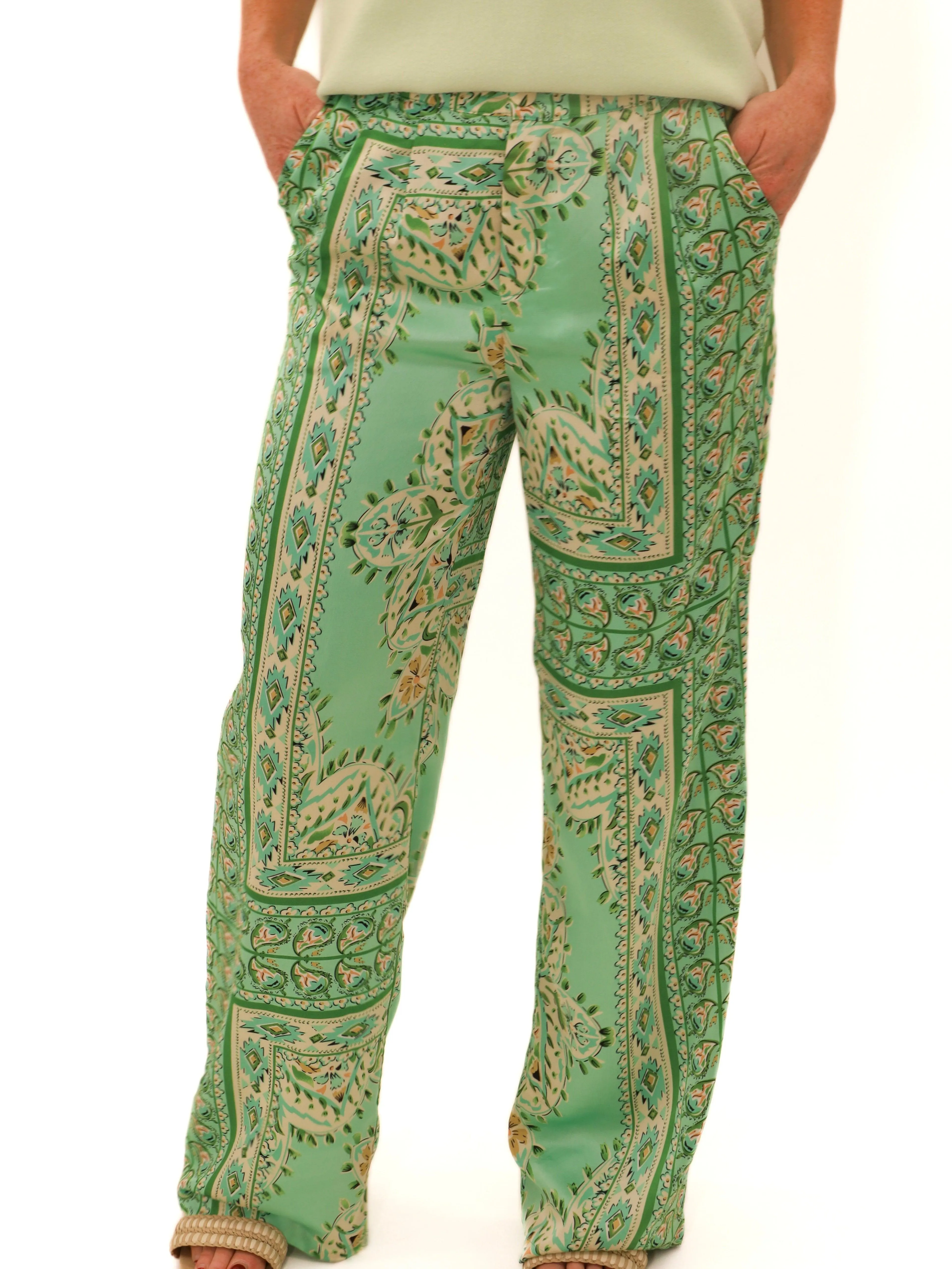 Paisley In It Satin Pant