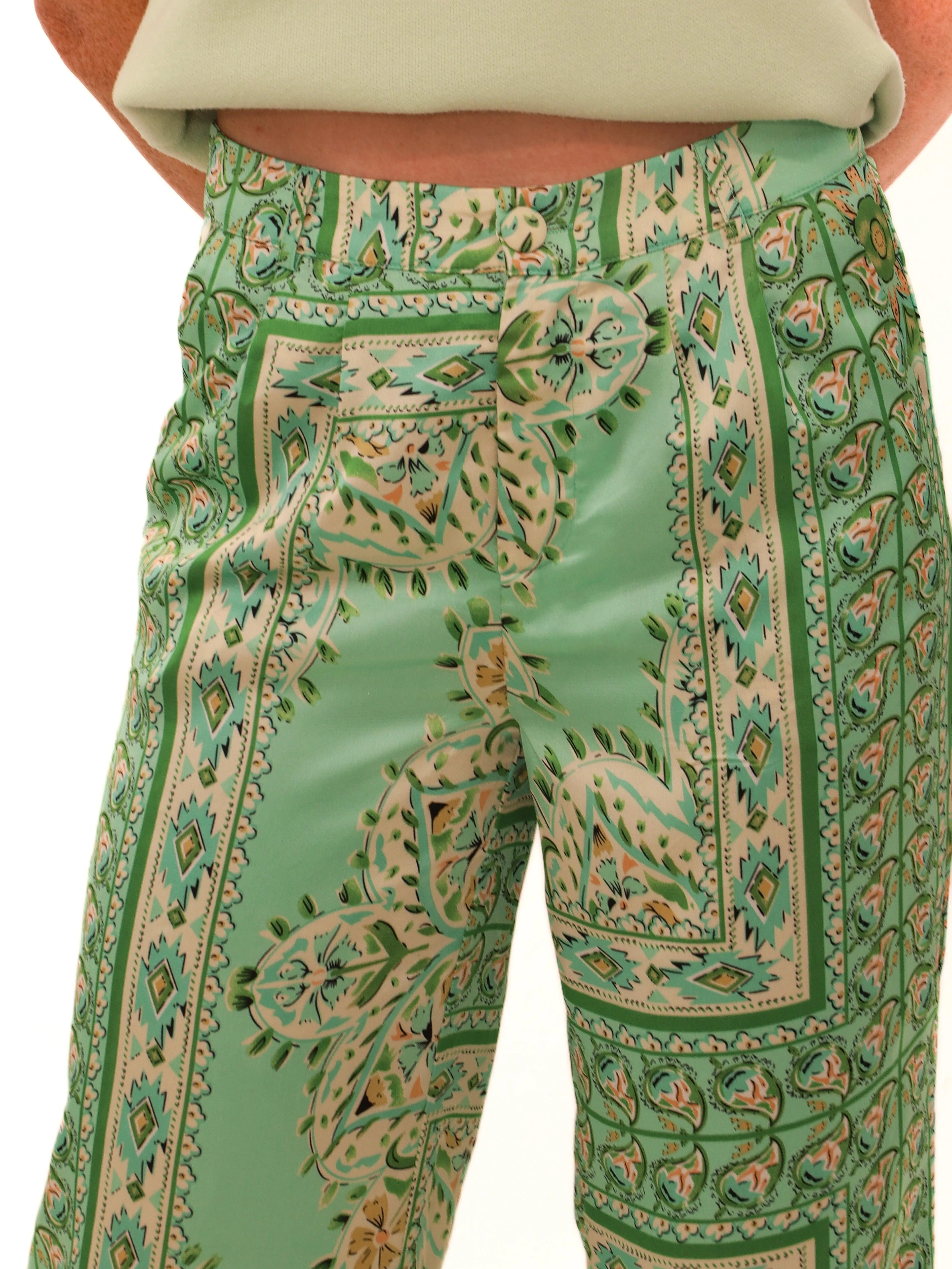 Paisley In It Satin Pant