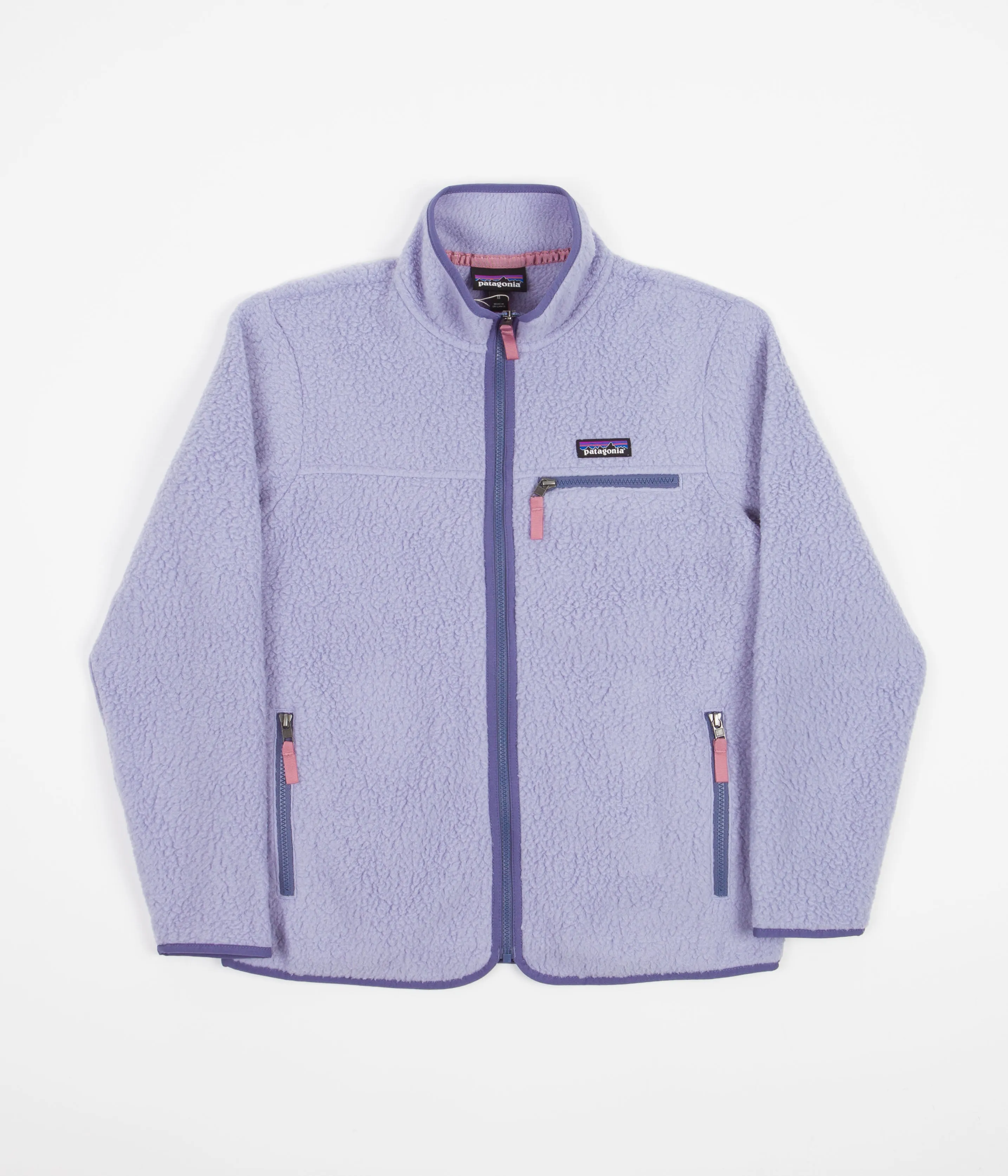 Patagonia Womens Retro Pile Fleece Jacket - Light Current Blue