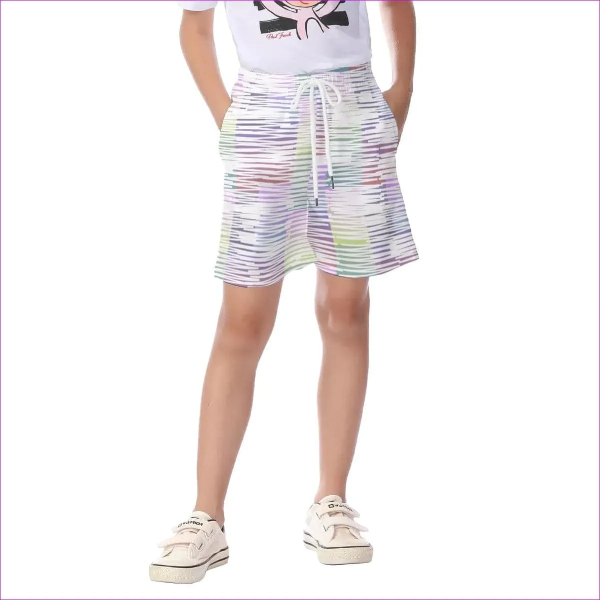 Scribbled Kids Beach Shorts