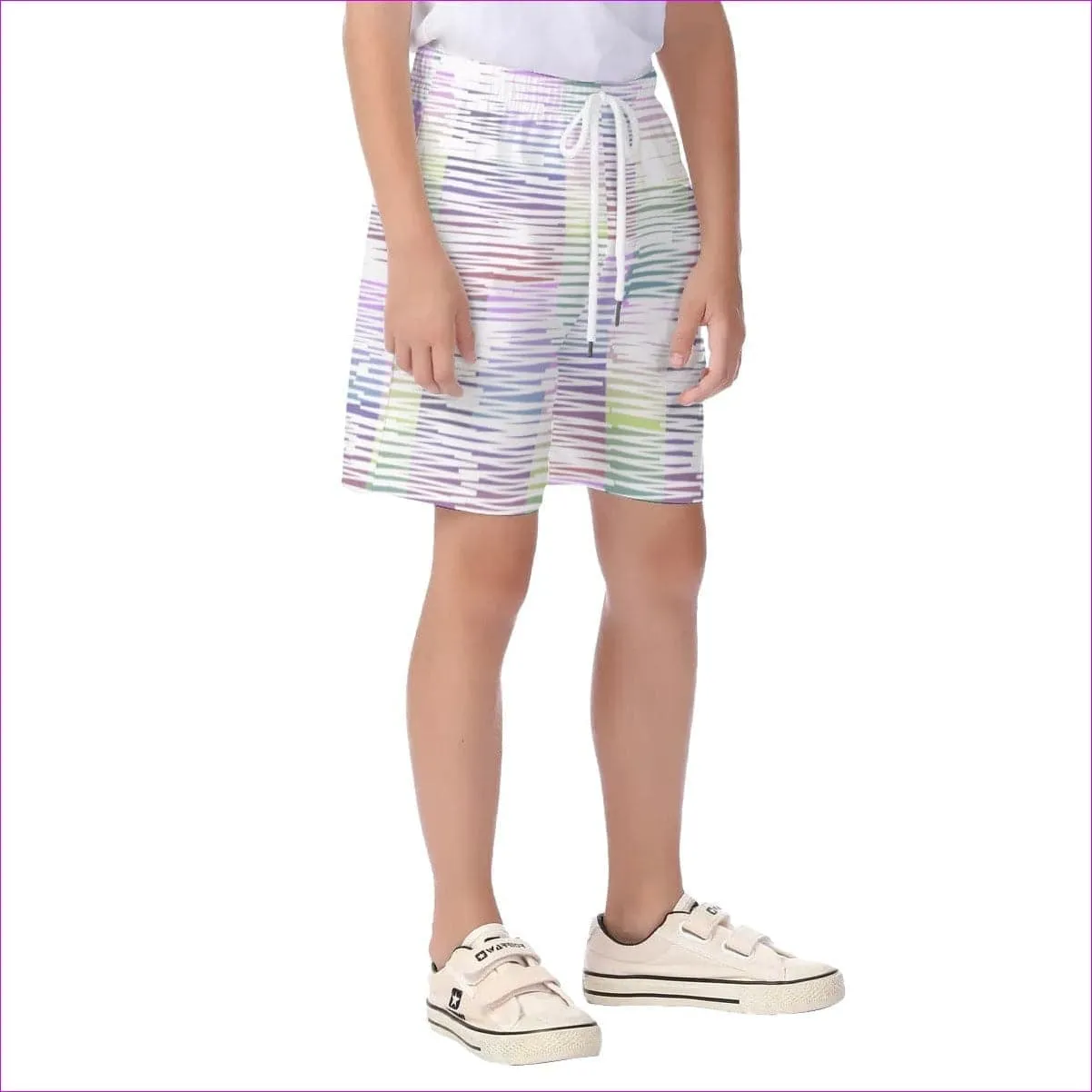 Scribbled Kids Beach Shorts