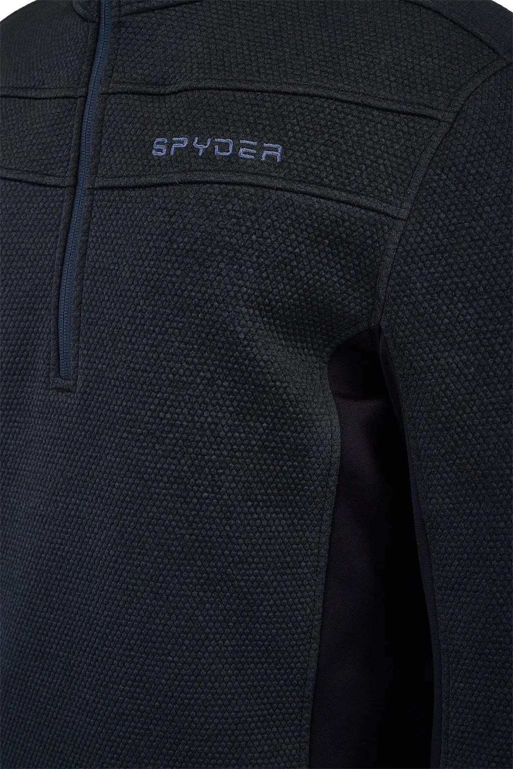 'Spyder' Men's Encore 1/2 Zip Fleece - Black