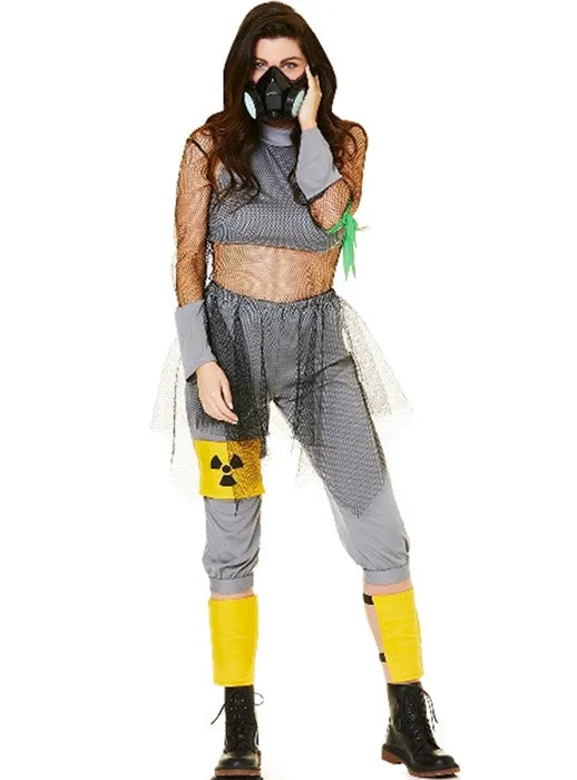 Toxic Biohazard Girl Plus Size Womens Halloween Costume