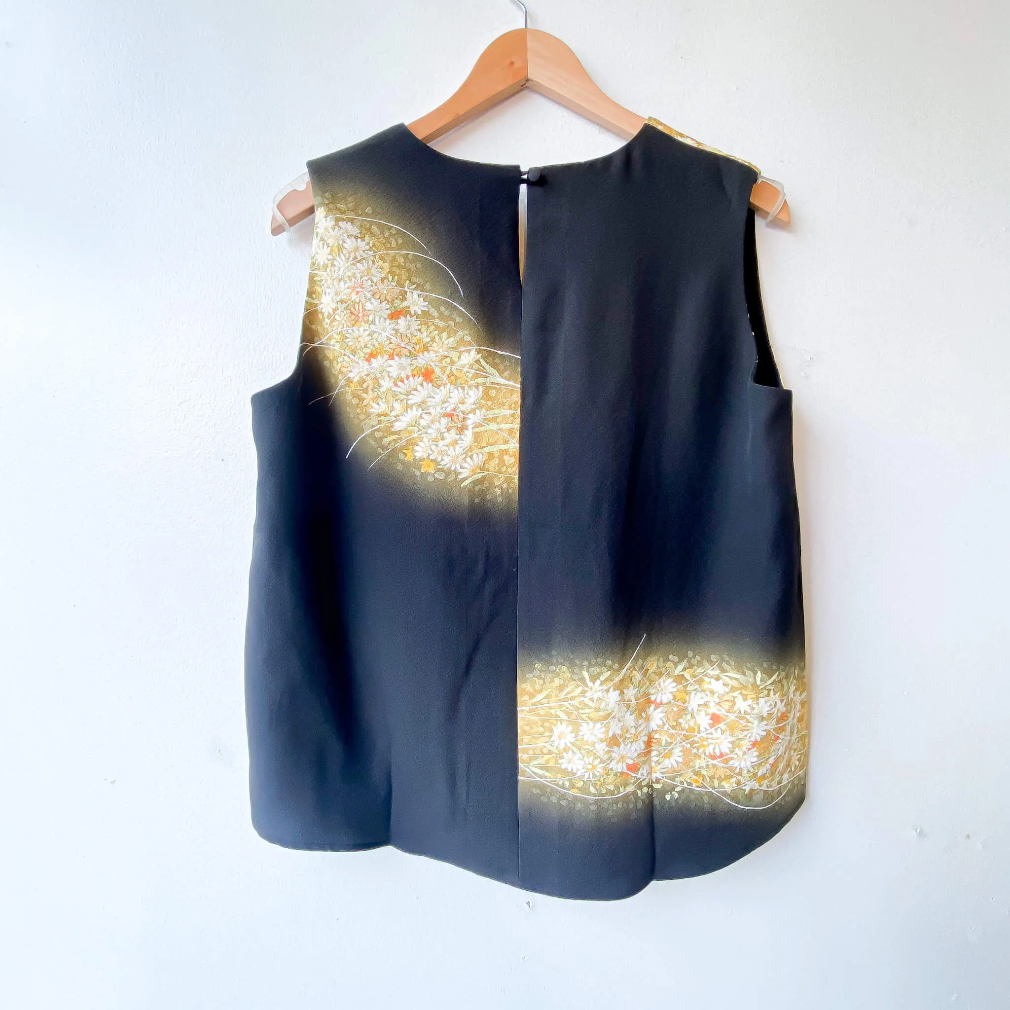 Tsumugi | Vintage Silk Kimono Two Piece | TP10 - Black