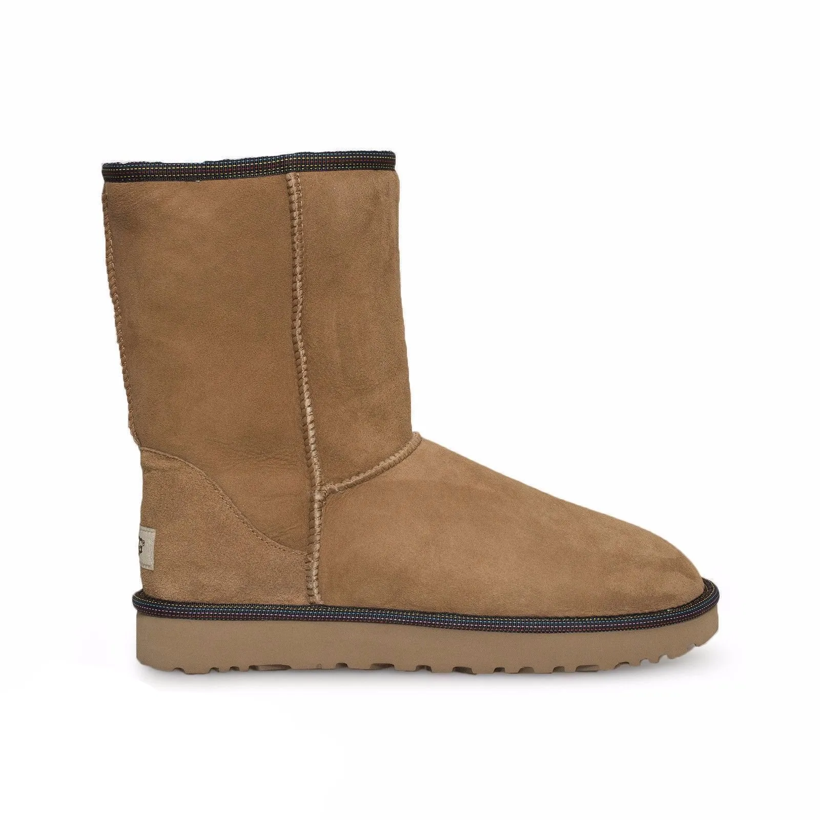 UGG Classic Short Weave Chestnut Boots