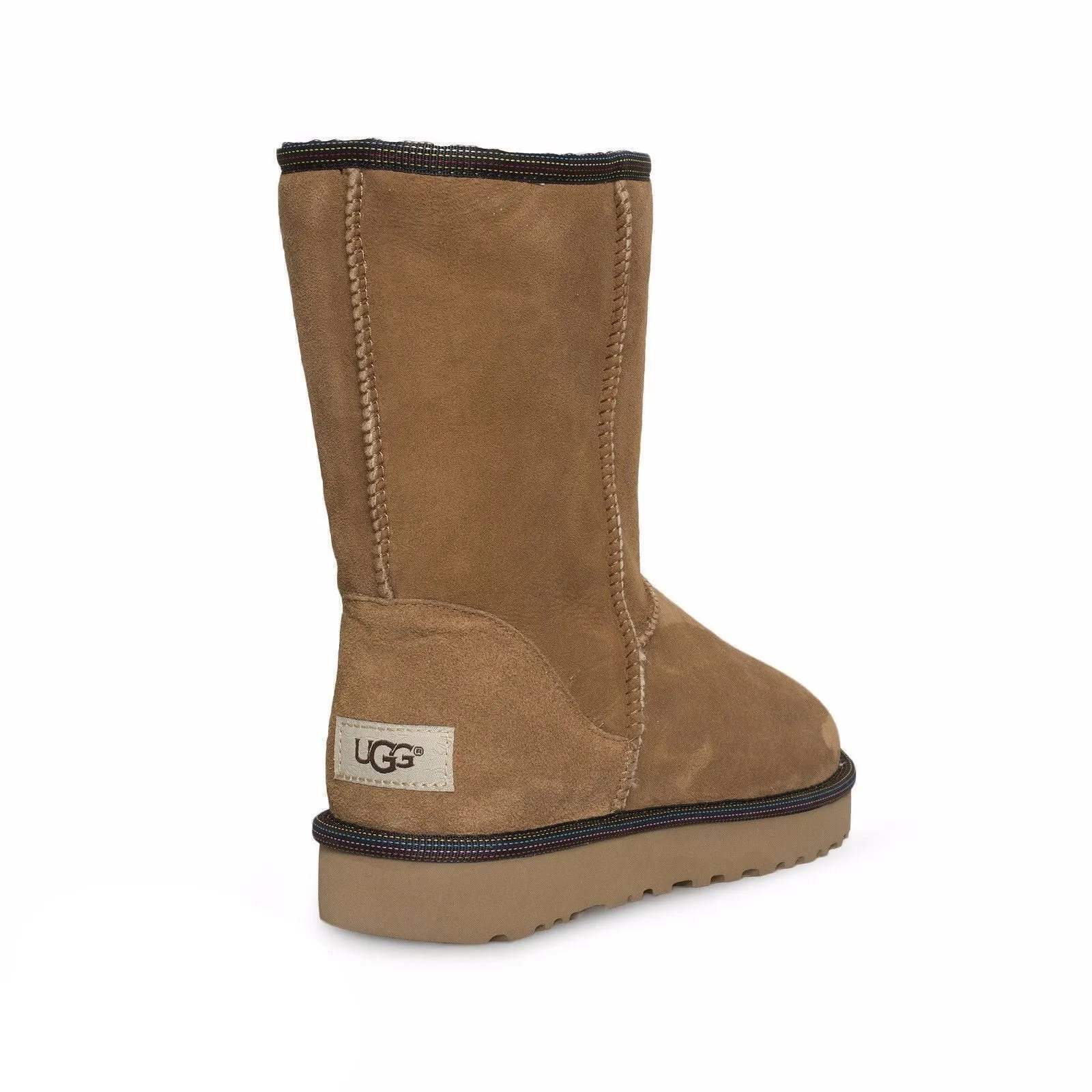 UGG Classic Short Weave Chestnut Boots