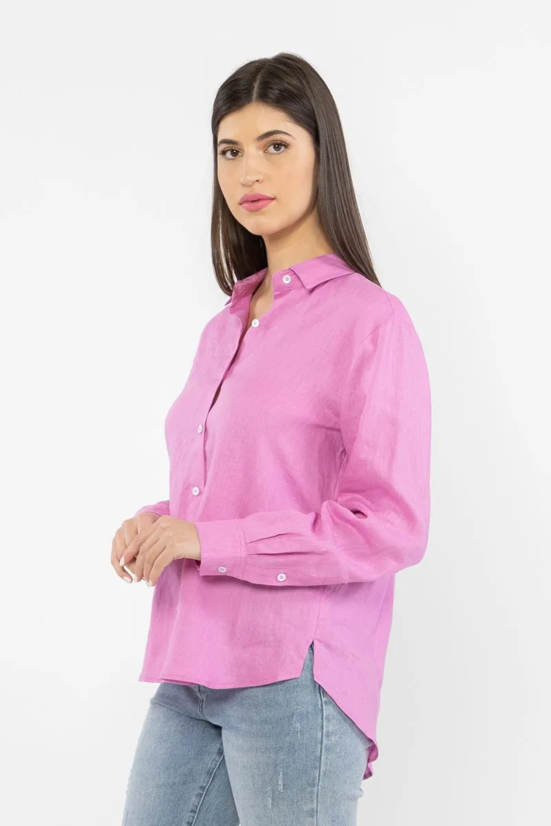 Ultimate Linen Shirt - Bubblegum