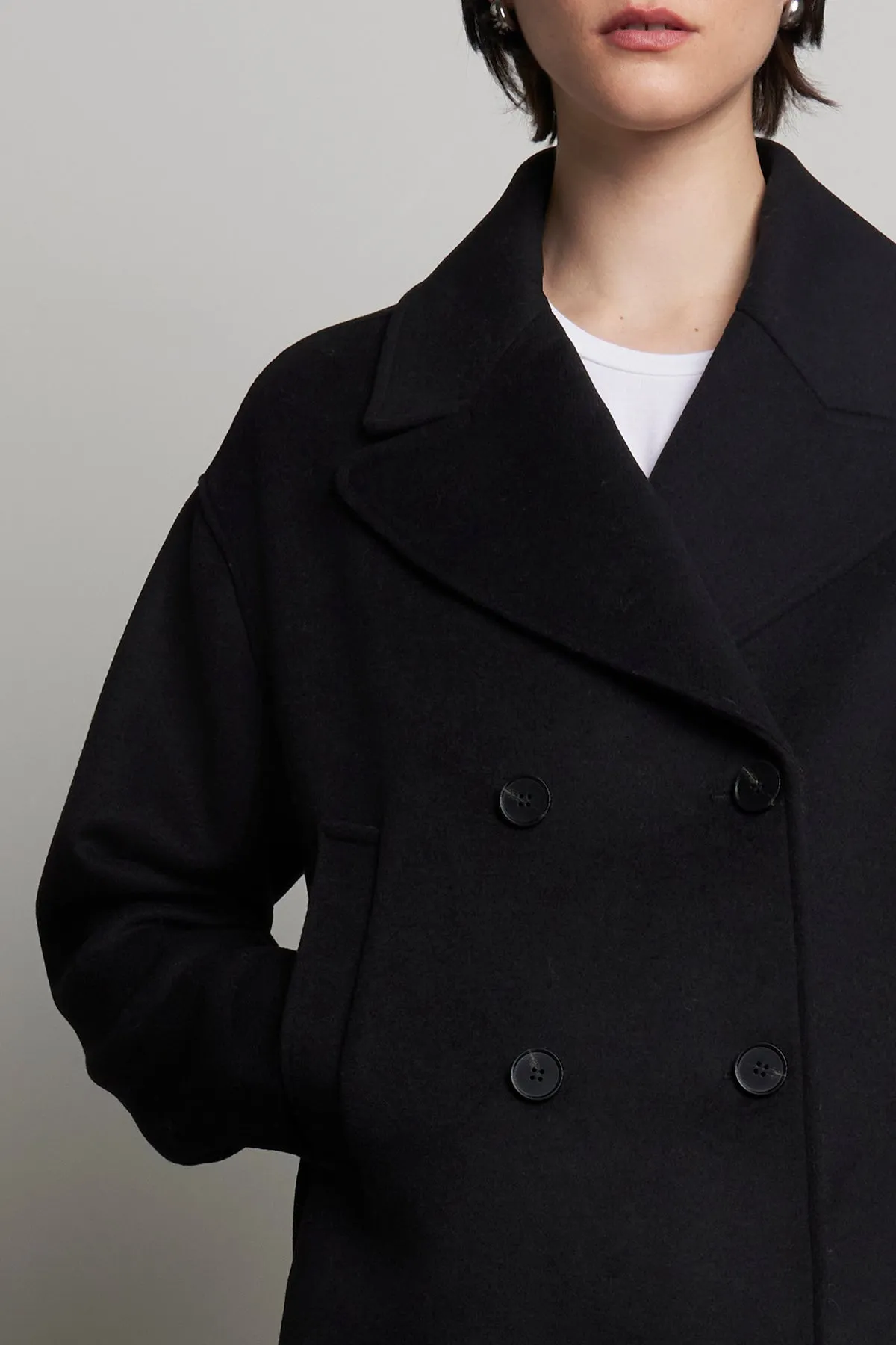 Velvet by Jenny Graham Westwood 06 Wool Peacoat | Black