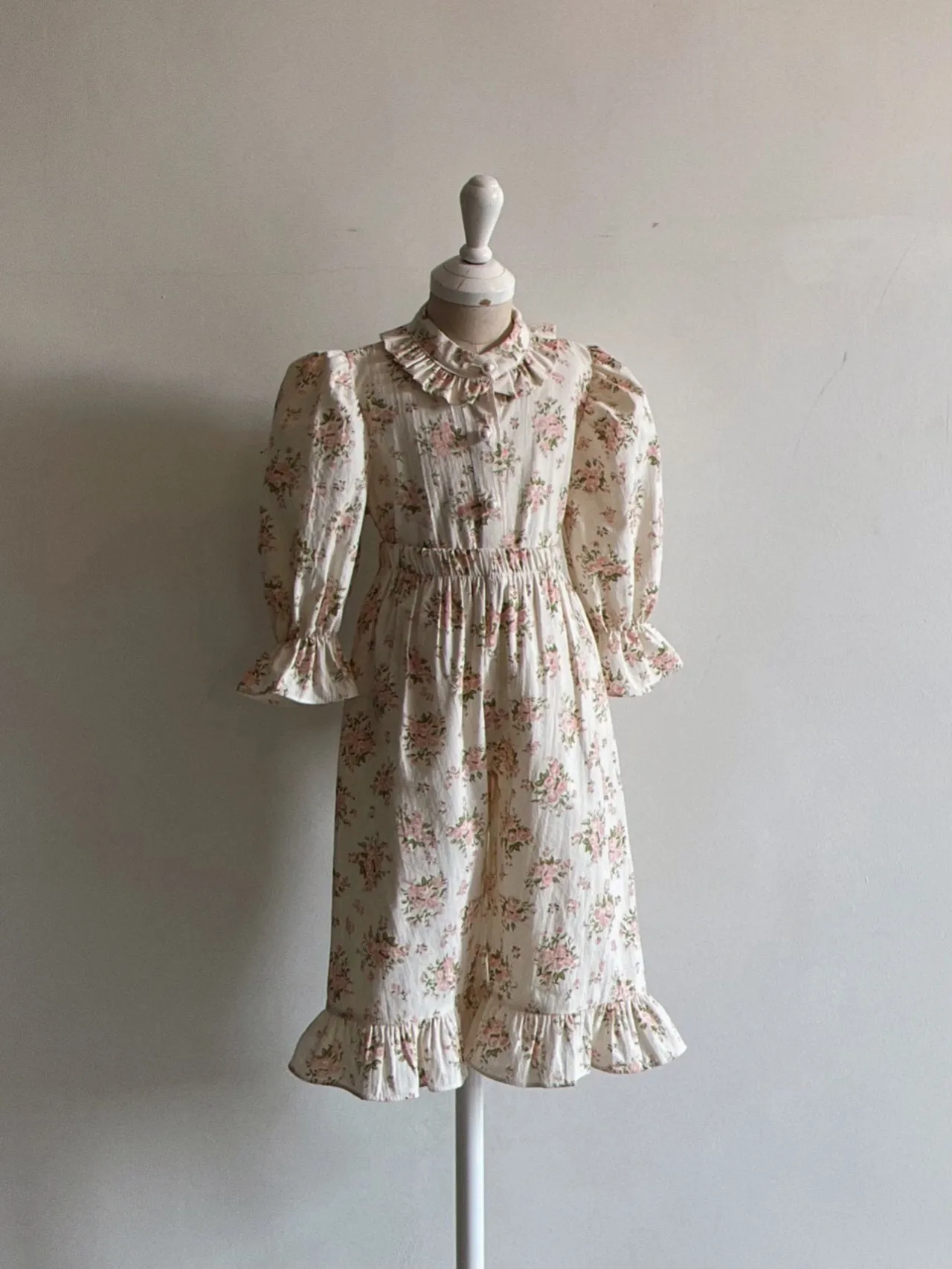 Vintage Floral Blouse & Pants Set