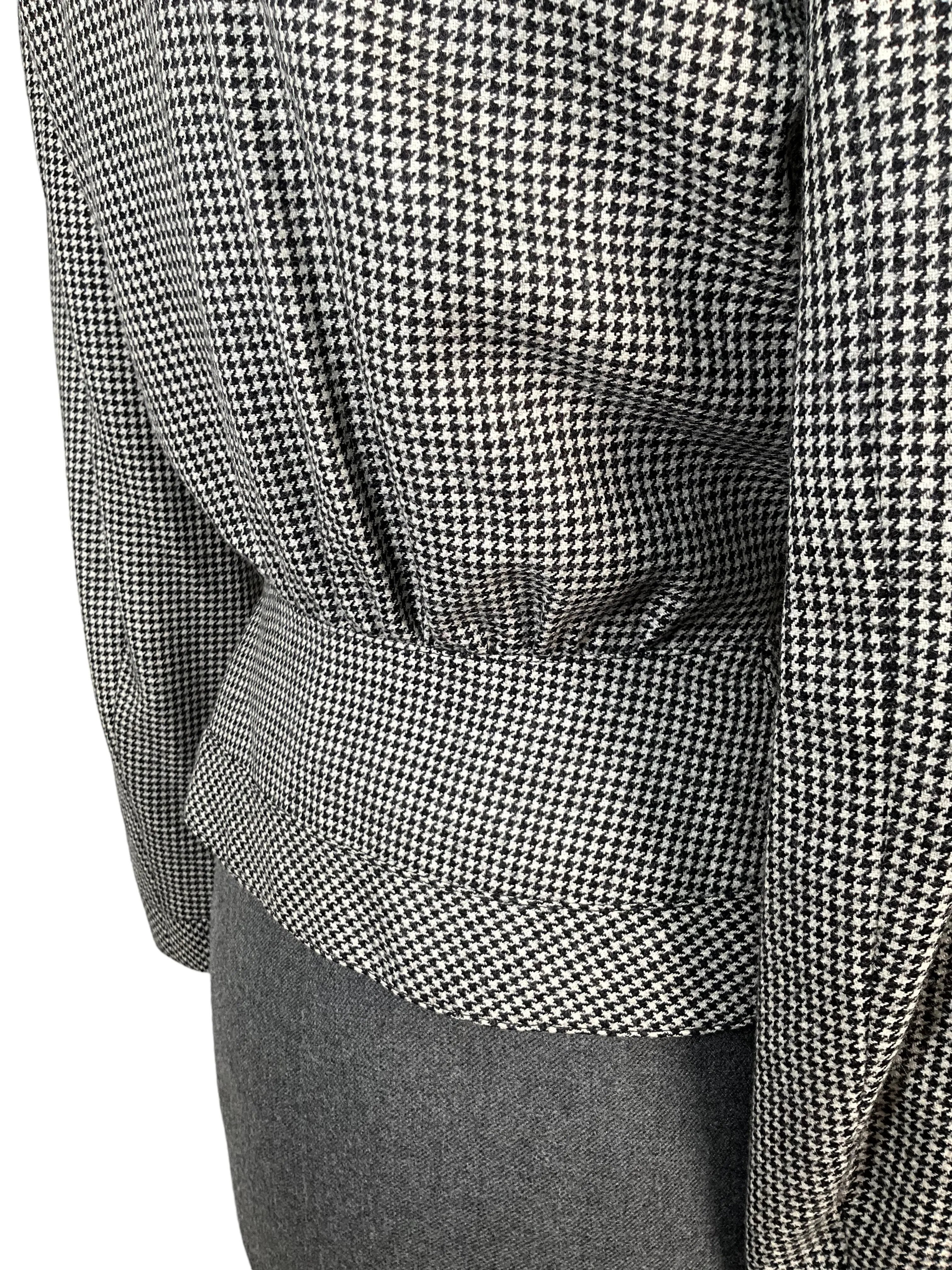 Vintage Houndstooth Valentino Jacket Size S