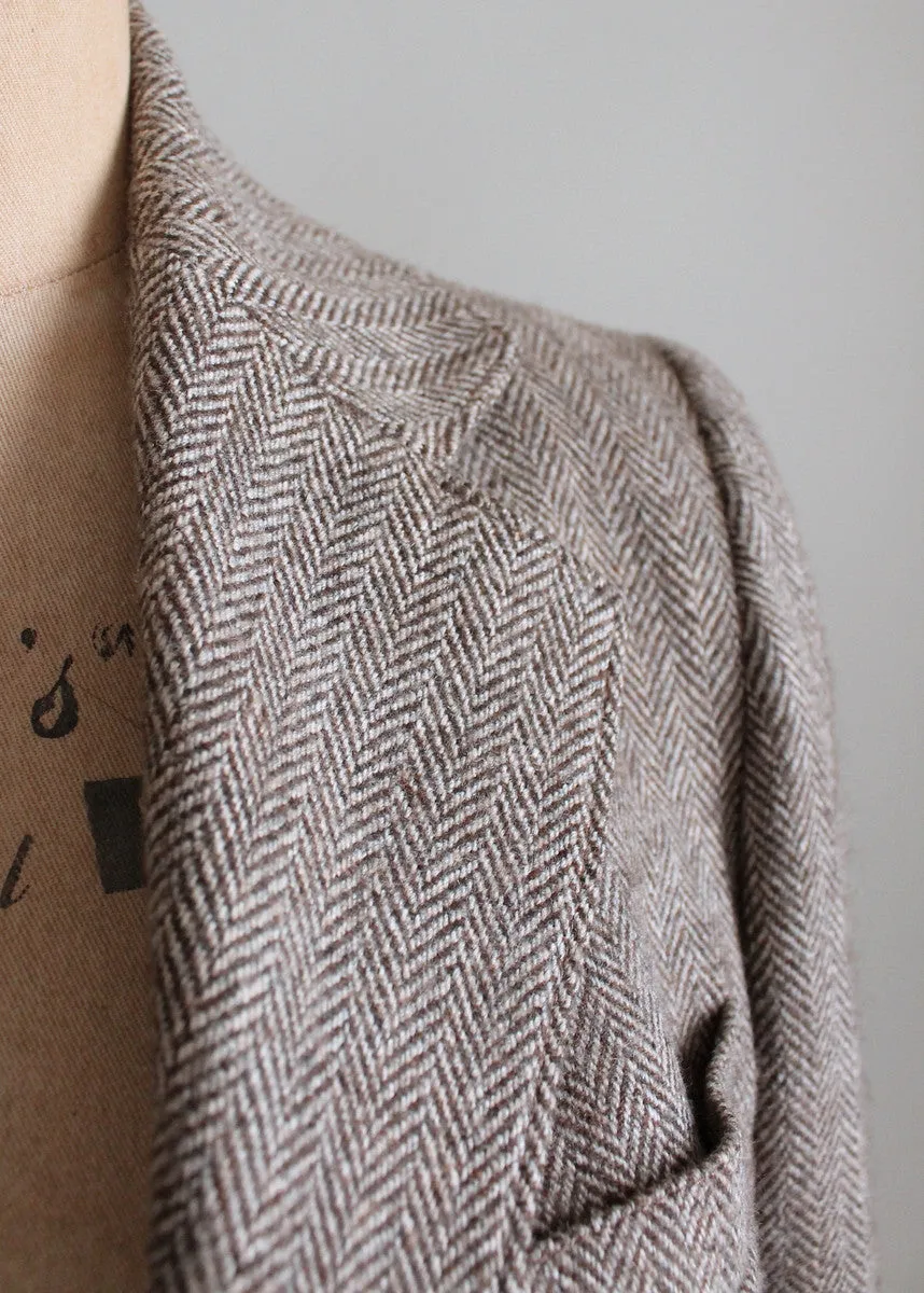 Vintage Londonderry Herringbone Tweed Jacket