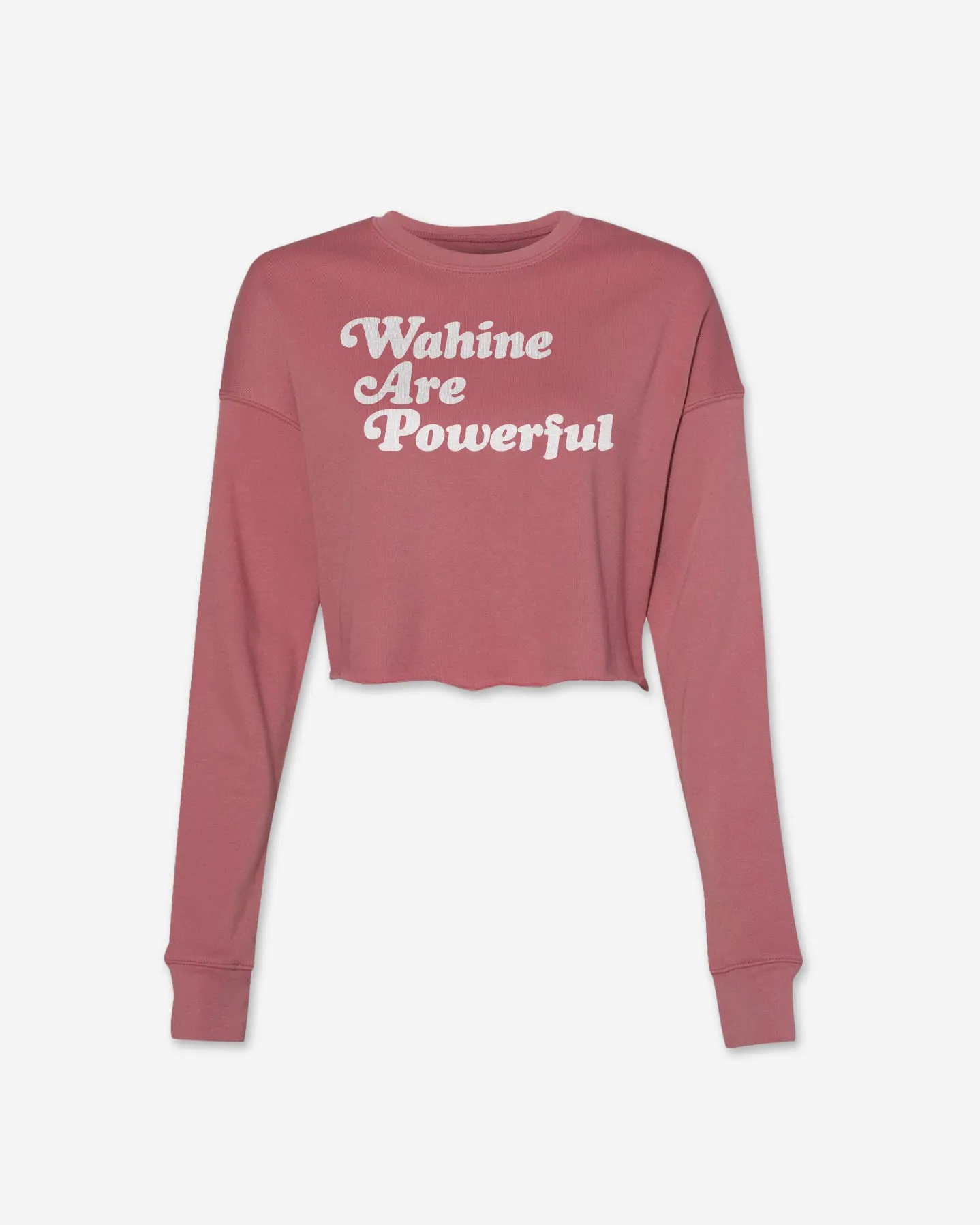 WAP Mauve Crop Crewneck