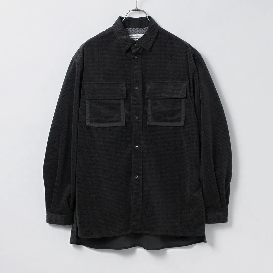 WHITE MOUNTAINEERING / Mid Gusset Sleeve Tricot Check Shirt