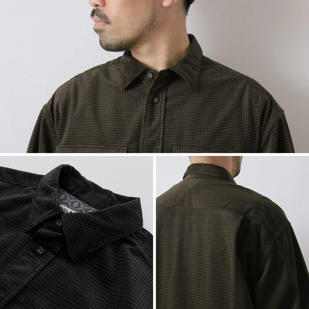 WHITE MOUNTAINEERING / Mid Gusset Sleeve Tricot Check Shirt