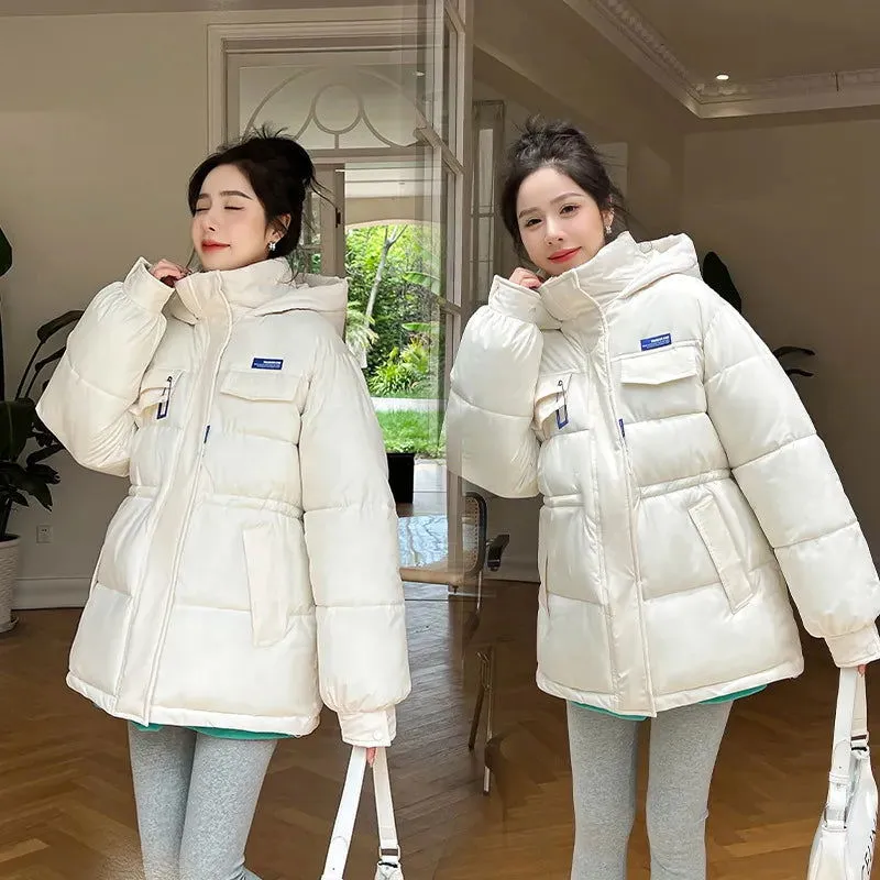 Winter Women Oversized Parkas Jackets Hooded Pattern Coat*