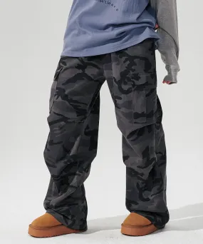 [WONDER VISITOR] FW 23 Military cargo pants (Grey)