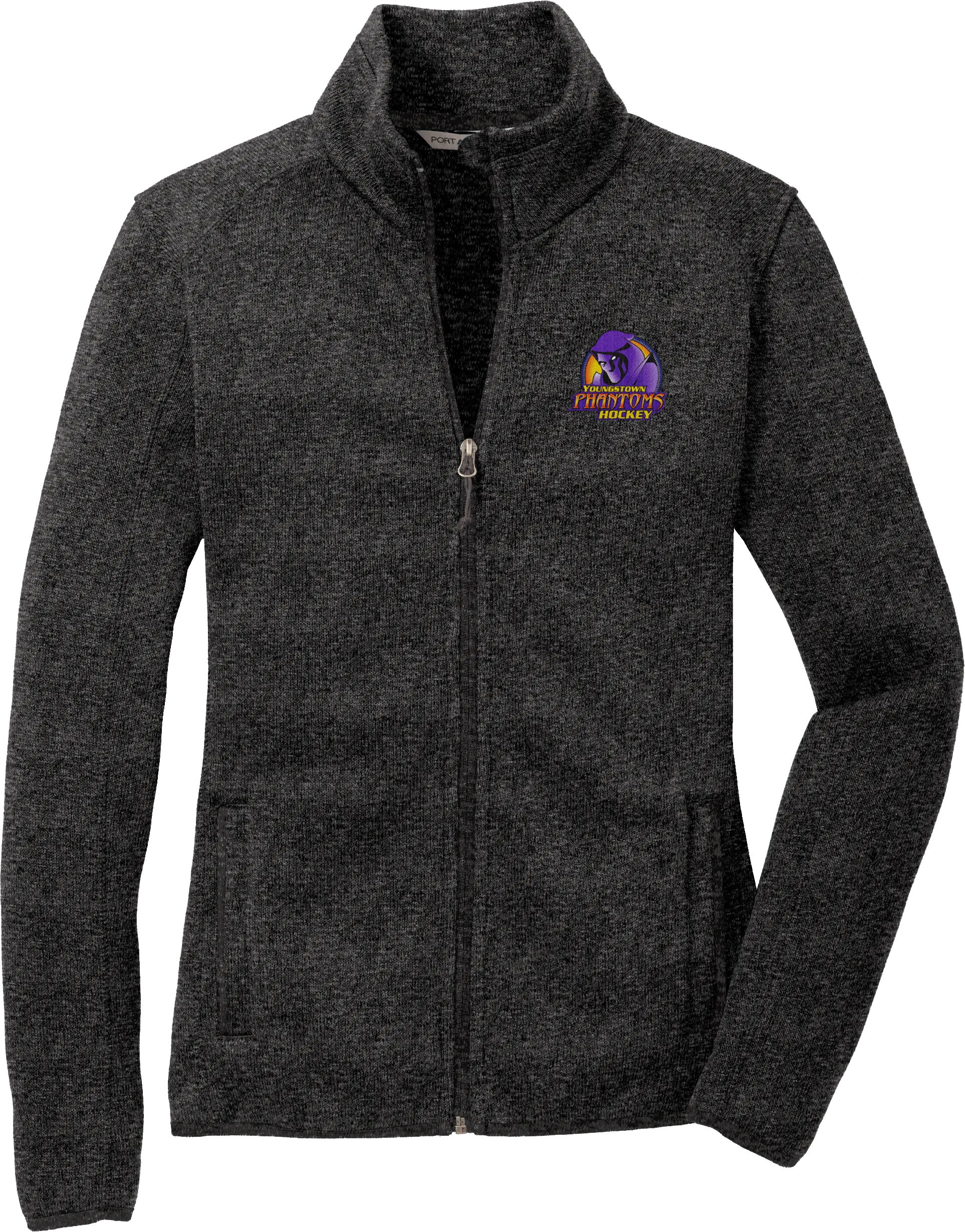 Youngstown Phantoms Ladies Sweater Fleece Jacket