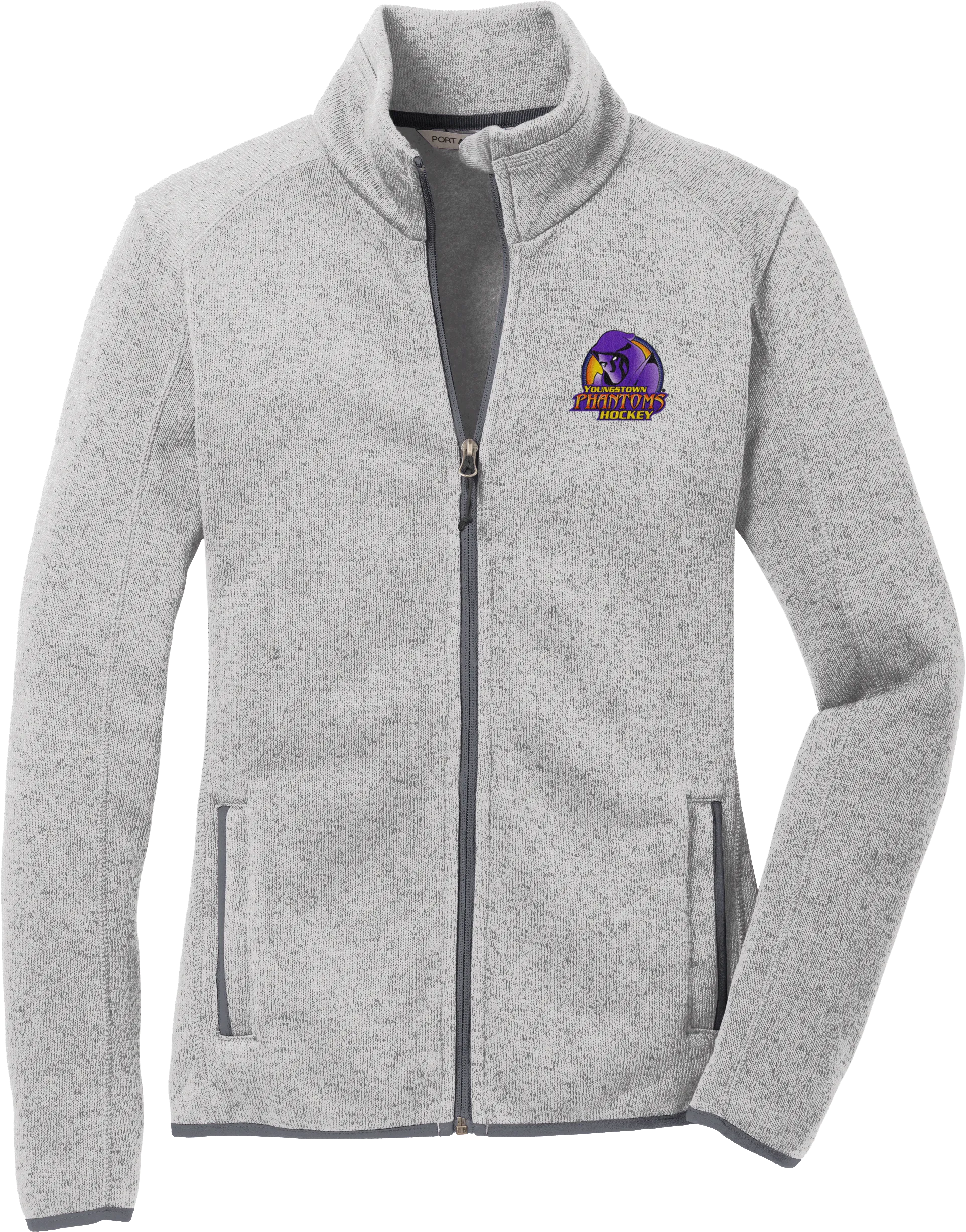 Youngstown Phantoms Ladies Sweater Fleece Jacket